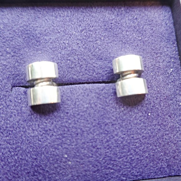 Desiger Georg Jensen Sterling Silver Cufflinks - Picture 1 of 2